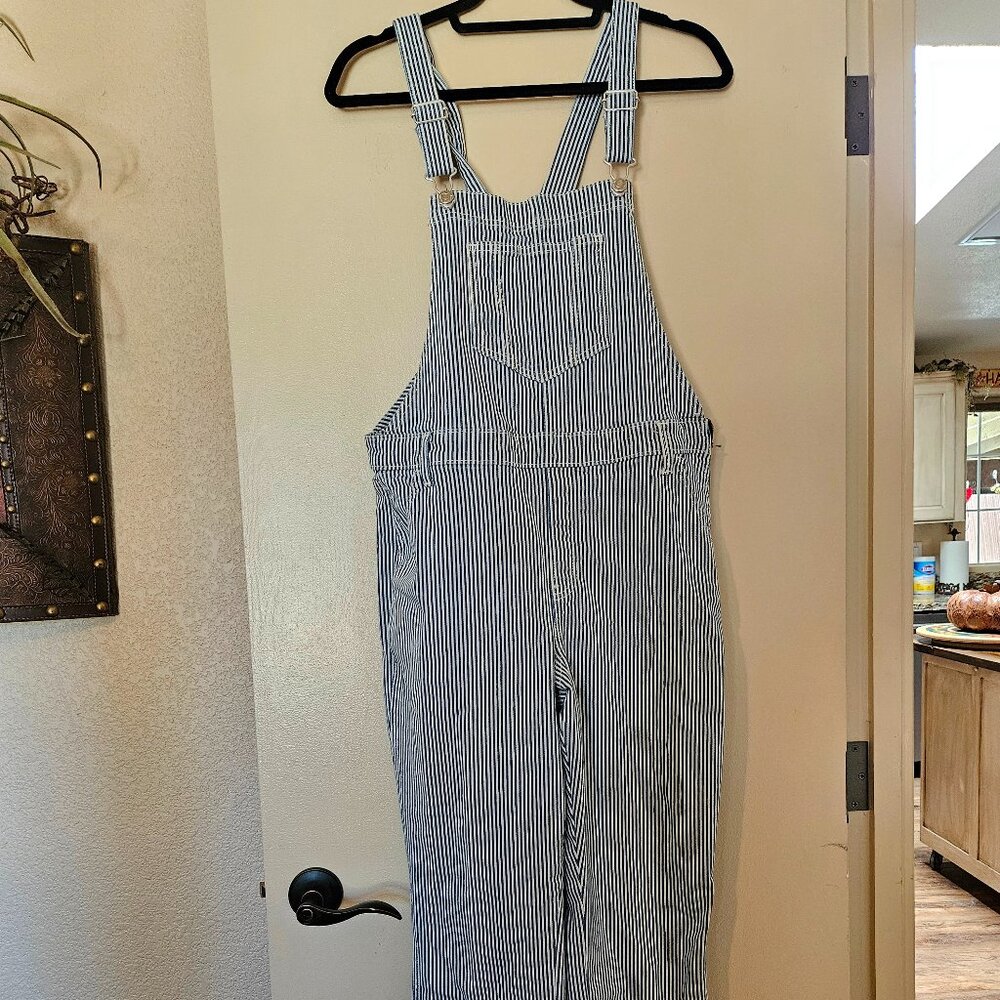 Old Navy Striped Bib Overalls